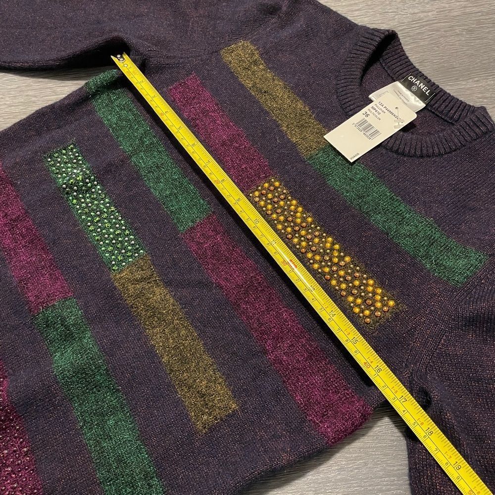 Chanel 12 A Fall Runway Ready to Wear Collection Wool Blend Pullover Sweater NWT - Picture 5 of 10